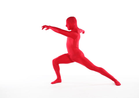 Zentai Catsuit In Bright Red