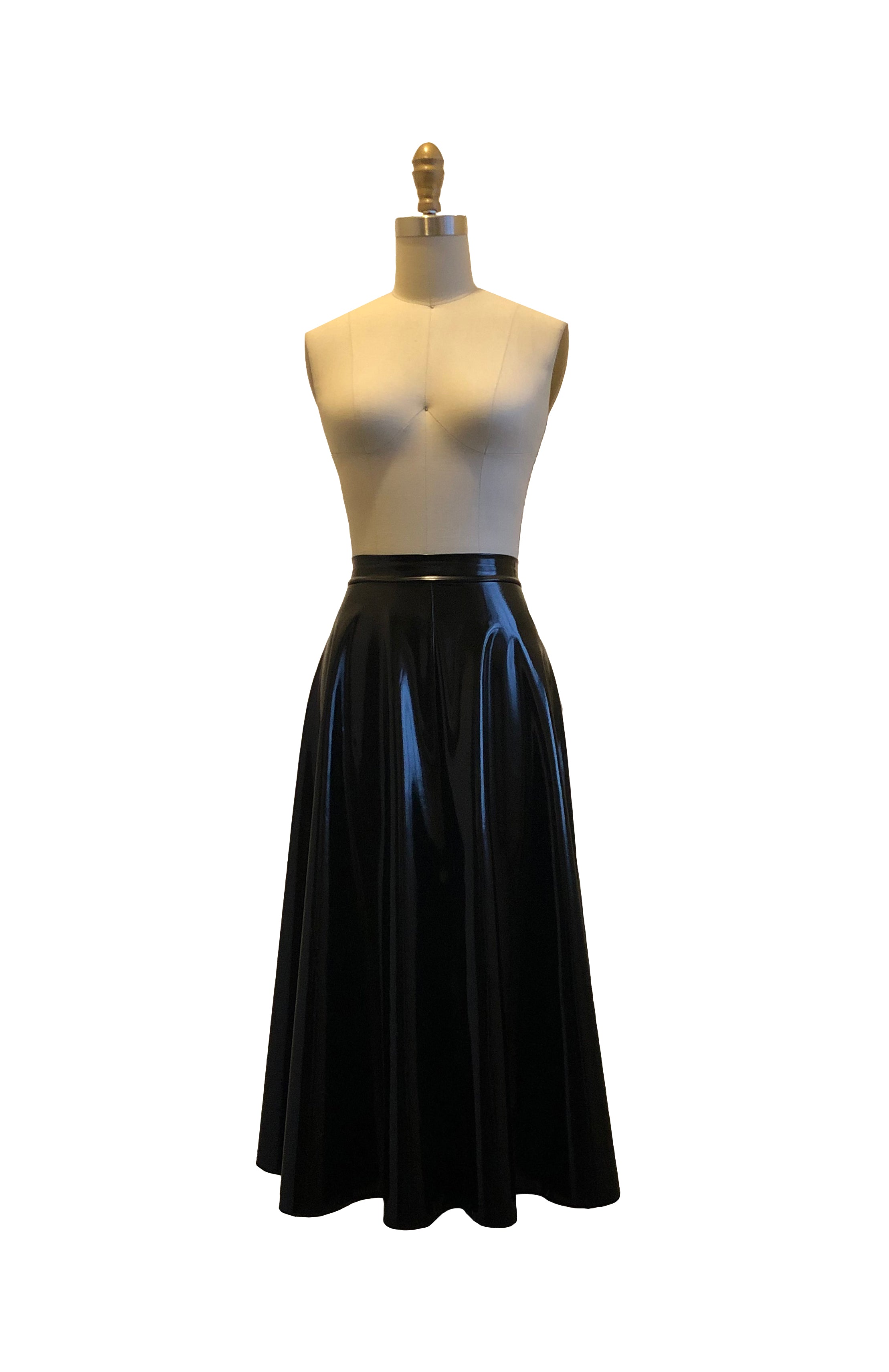 Pvc skirt long hotsell