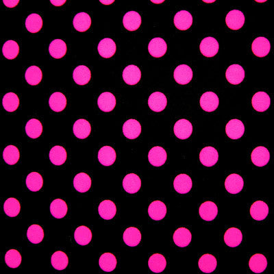 Pink Polka Dot Spandex Capri