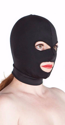 Premium made in USA spandex eye and mouth hole hood